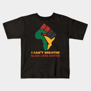 i cant breath - black lives matter Kids T-Shirt